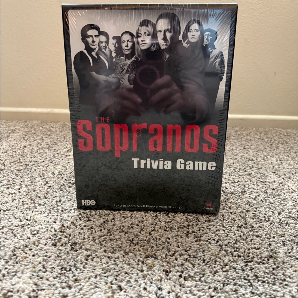 The Sopranos Trivia Game - HBO Edition (Black, Red)